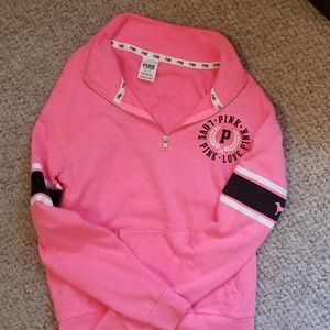 PINK zip sweater